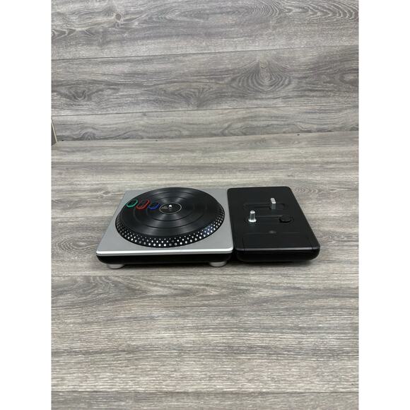 Nintendo PS3 & PS2 DJ Hero 2 Wireless Turntable Controller *No Dongle* Tested! - Picture 4 of 9